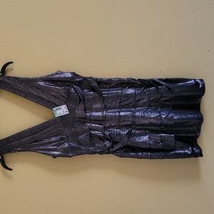 Women's black shimmer dress